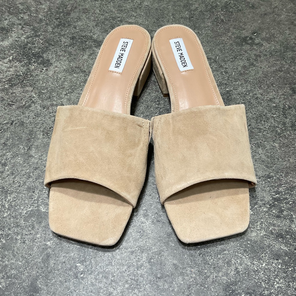 Steve Madden Women's Beige Mules